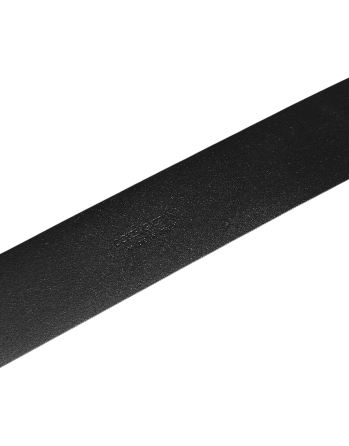 Dolce &amp; Gabbana Gürtel aus braunem Leder mit seitlichen Ringen und Messingschnalle