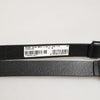 Dolce & Gabbana Black Double Strap Leather Silver Buckle Belt