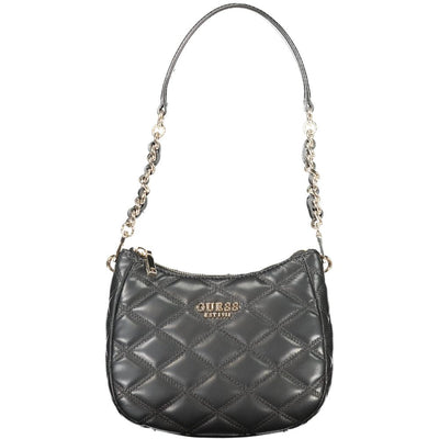 Guess Jeans Nero Poliuretano Women Handbag