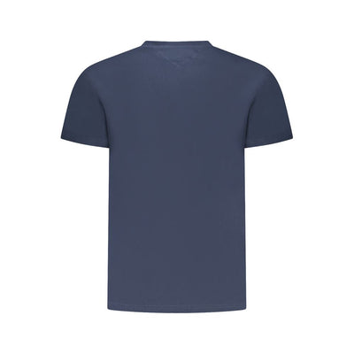 Tommy Hilfiger Blue Cotton Men's T-Shirt
