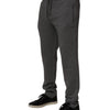 Dolce & Gabbana Gray Cotton Jogger Sweatpants Trouser Pants