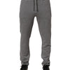 Dolce & Gabbana Cotton Jogger Sweatpants Trouser Gray