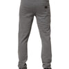 Dolce & Gabbana Cotton Jogger Sweatpants Trouser Gray