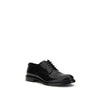 Dolce &amp; Gabbana Bos Taurus Oxfords und Derbys aus schwarzem Kalbsleder