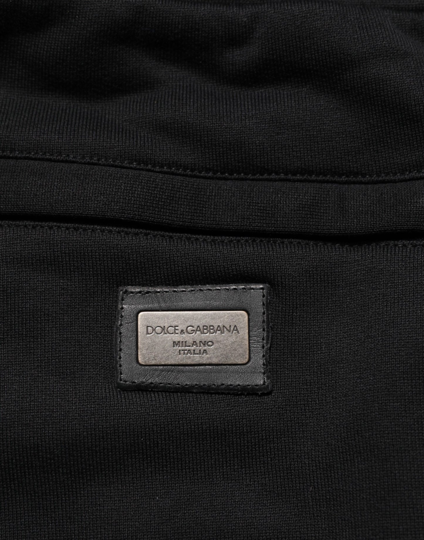 Dolce &amp; Gabbana Schwarze Jogginghose aus Baumwolle