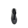 Dolce &amp; Gabbana Bos Taurus Oxfords und Derbys aus schwarzem Kalbsleder