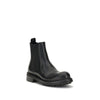 Dolce &amp; Gabbana Bos Taurus Chelsea Boots aus schwarzem Kalbsleder