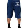 Dolce & Gabbana Blue Cotton Blend Bermuda Sweatpants Shorts