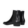 Celine Black Leather Ankle Boots