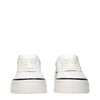 Jil Sander White Leather Platform Sneakers