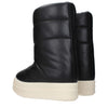 Rick Owens Black Leather Ankle Boots