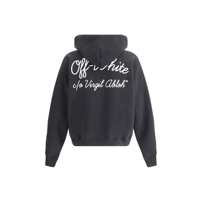 Off-White Black Cotton Sweatshirt