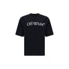 Off-White Black Cotton T-Shirt