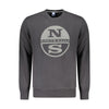North Sails Black Cotton Men Sweatshirt