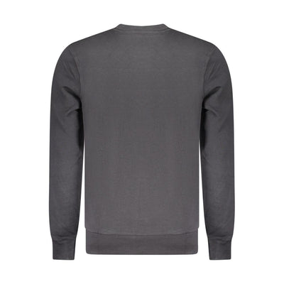 North Sails Black Cotton Men Sweatshirt