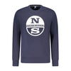 North Sails Blue Cotton Men's Sweatshirt
