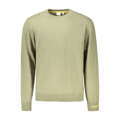 Pepe Jeans Green Cotton Men Sweater