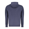 North Sails Blue Cotton Men's Hooded Sweatshirt