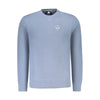 North Sails Blue Cotton Men Sweatshirt