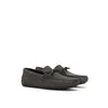 Tod's Gray Nubuc Leather Moccassin