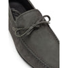 Tod's Gray Nubuc Leather Moccassin