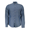 Gant Blue Linen Men's Shirt