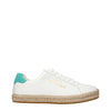Palm Angels White Leather Low Top Sneakers