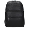Piquadro Black Leather Backpack