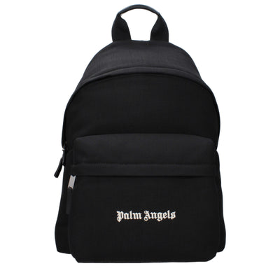 Palm Angels Black Fabric Backpack