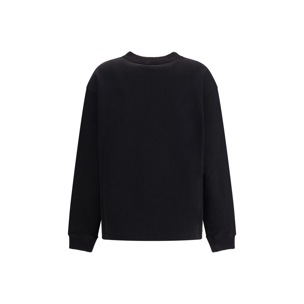 Dolce &amp; Gabbana Schwarzes Baumwoll-Sweatshirt