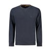 Hugo Boss Blu Cotton Men Sweatshirt