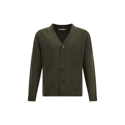 Brooksfield Bicolor Fleece Wool Cardigan