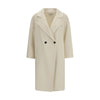 Aftercoat Cream Fleece Wool Coat