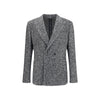Dolce &amp; Gabbana Grauer Fleece-Wollmantel