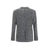 Dolce &amp; Gabbana Grauer Fleece-Wollmantel