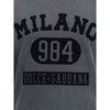 Dolce & Gabbana Gray Cotton T-Shirt