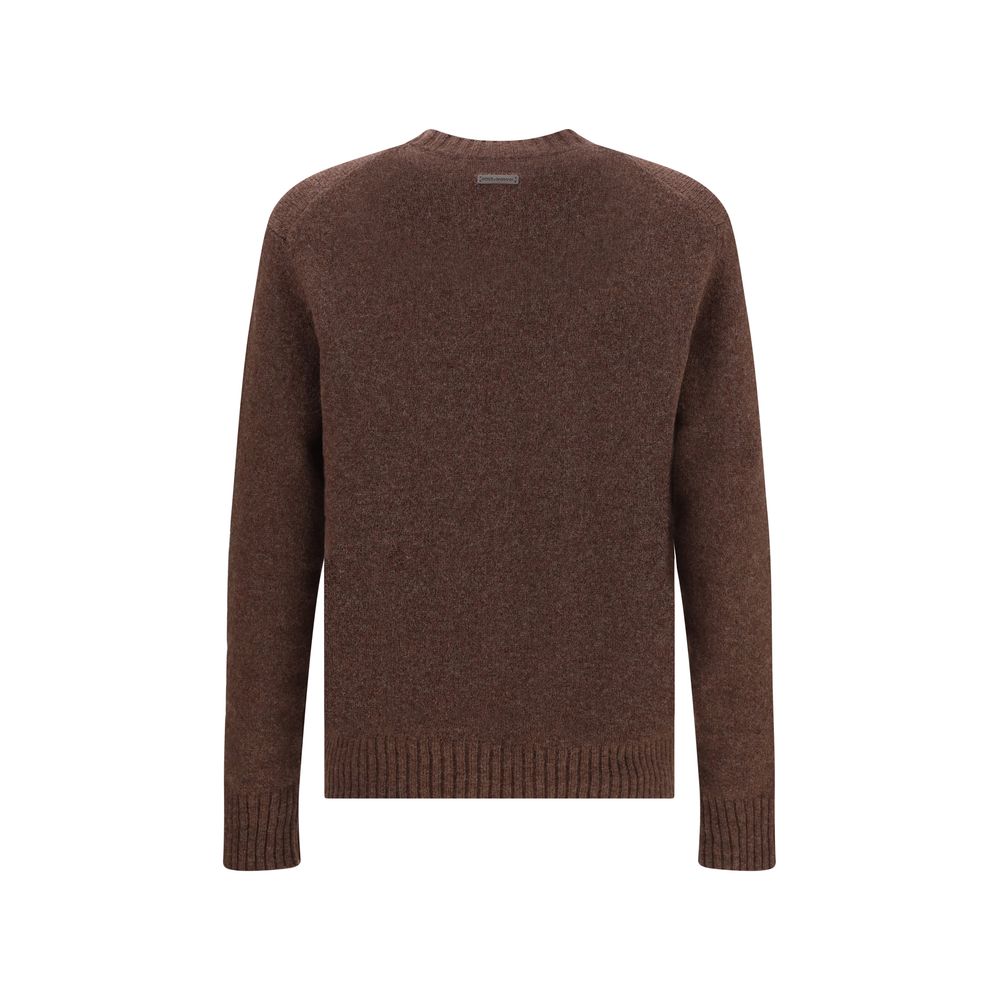 Dolce & Gabbana Brown Fleece Wool Sweatshirt