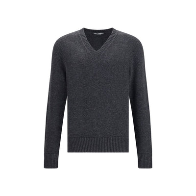 Dolce & Gabbana Gray Fleece Wool Sweatshirt