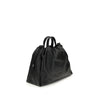 Brunello Cucinelli Black Calf Leather Bos Taurus Shoulder Bag
