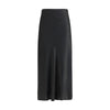 Margiela Black Acetate Midi Skirt