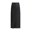 Margiela Black Acetate Midi Skirt