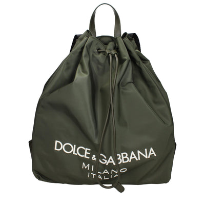 Dolce & Gabbana Green Nylon Backpack