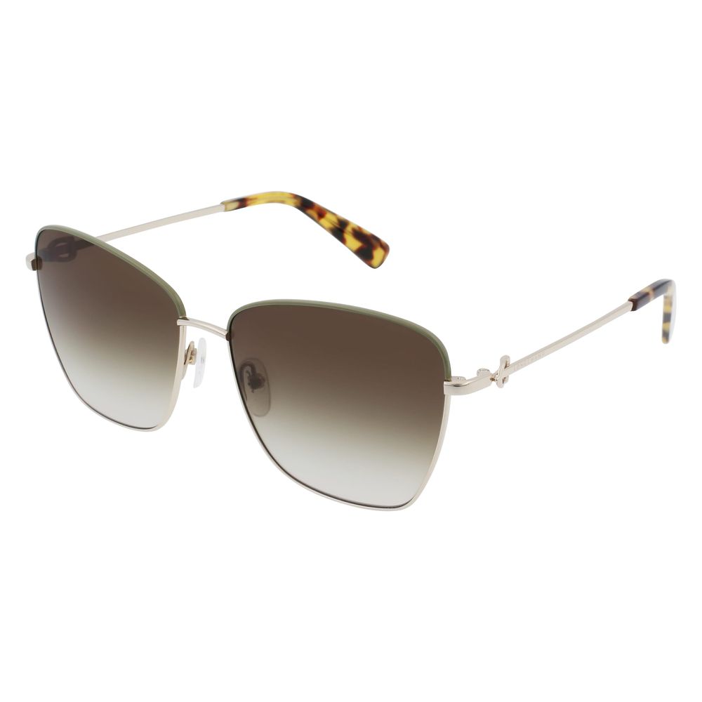 Longchamp Sonnenbrille aus goldenem Metall