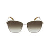 Longchamp Sonnenbrille aus goldenem Metall