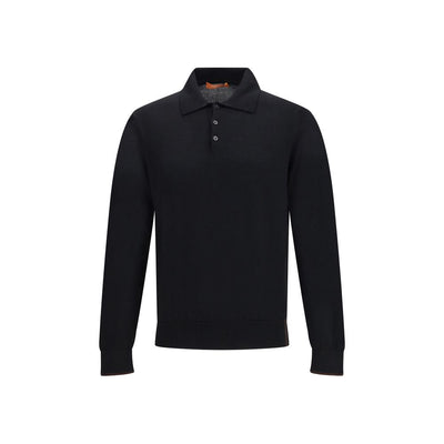 Cruna Black Wool Sweatshirt