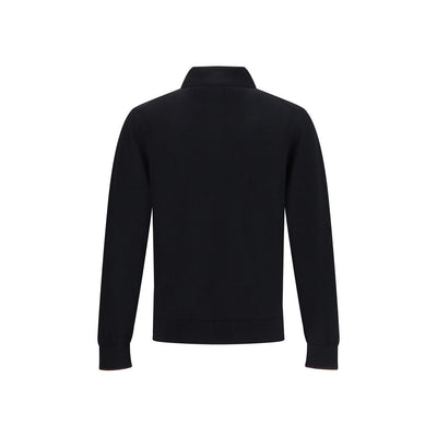 Cruna Black Wool Sweatshirt