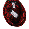 Dolce & Gabbana Red Black Nylon Leopard Print Bucket Men Cap Hat
