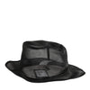 Dolce & Gabbana Black Silk Mesh Bucket Men Fisherman Cap Hat