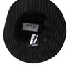 Dolce & Gabbana Black Striped Virgin Wool Men Fedora Capello Hat