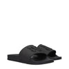 Palm Angels Black Cotton Slippers